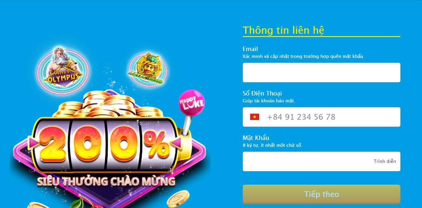 nạp tiền Happyluke