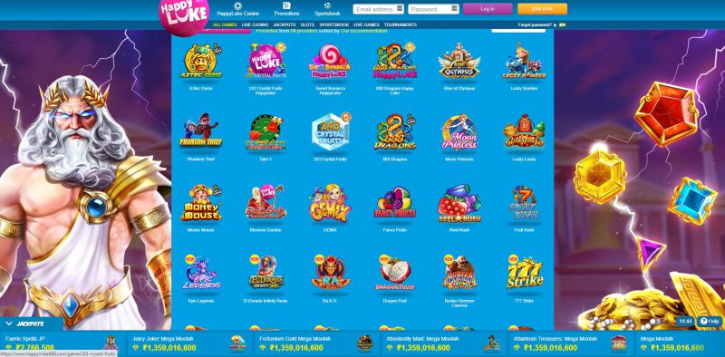 Quay hũ slot tại Happyluke